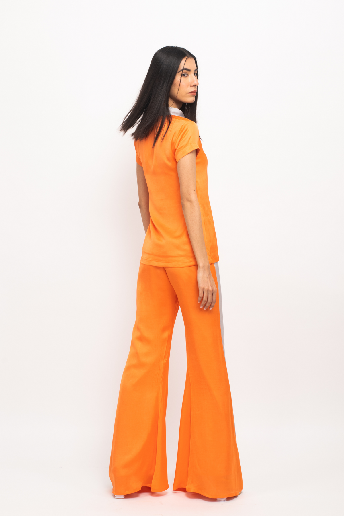 Orange and Grey Co-ord Set