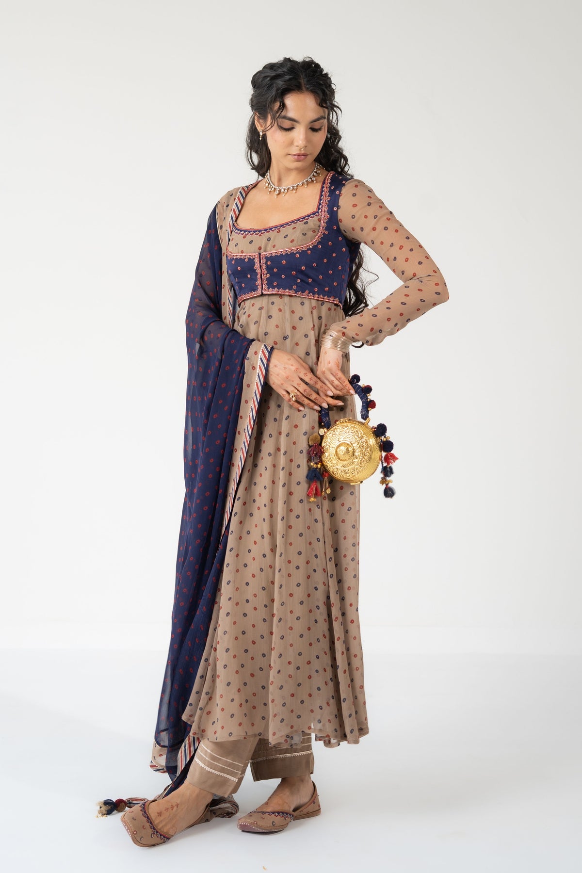 Veena Anarkali Set
