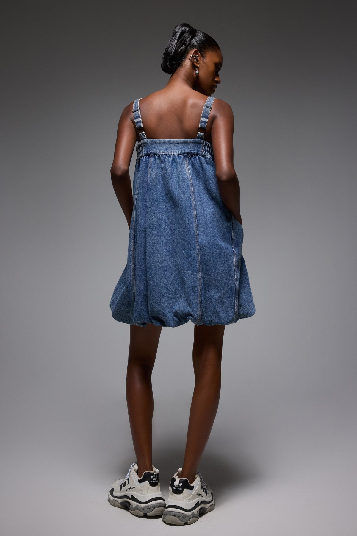 Denim Bubble Dress