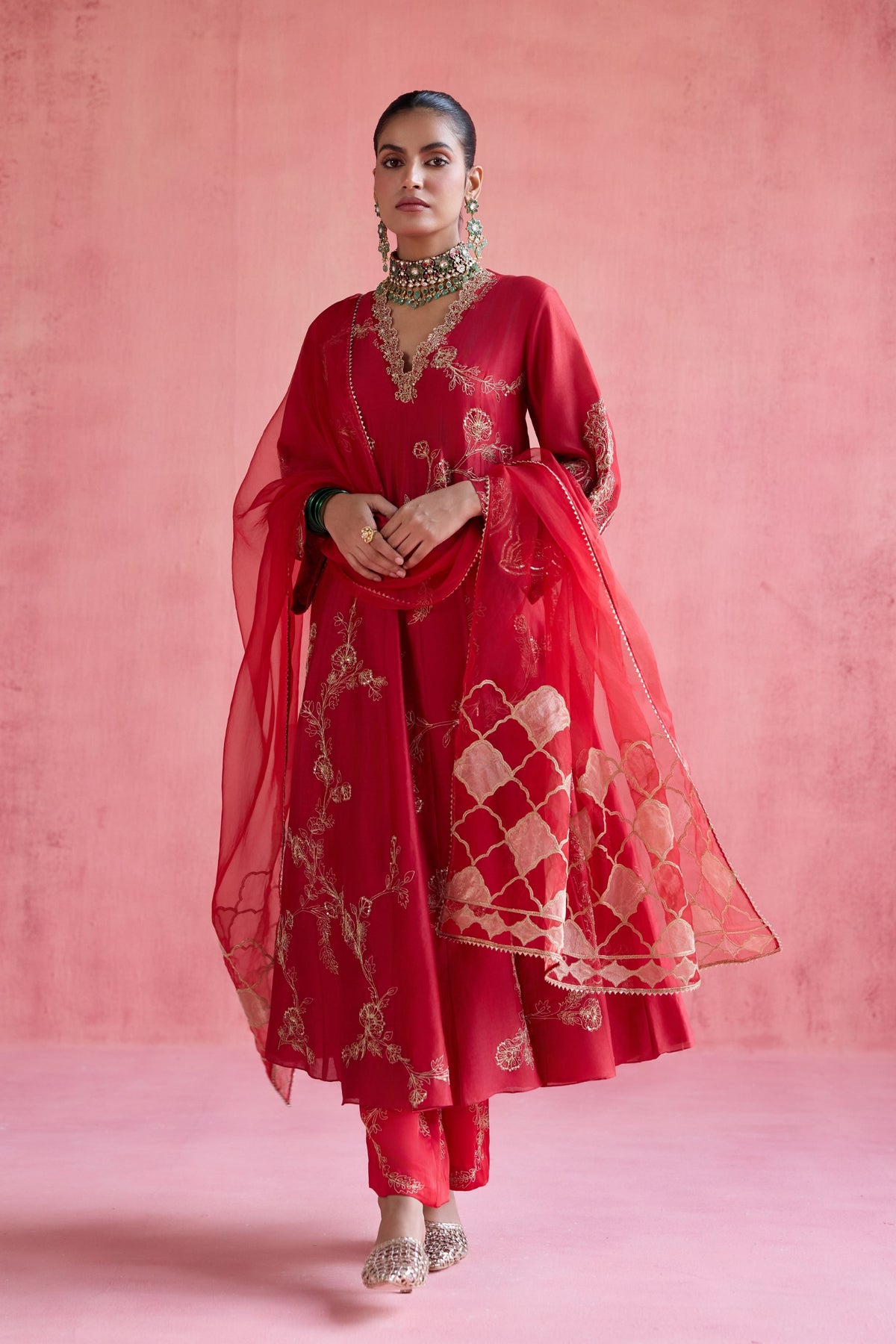Nazm Anarkali Set