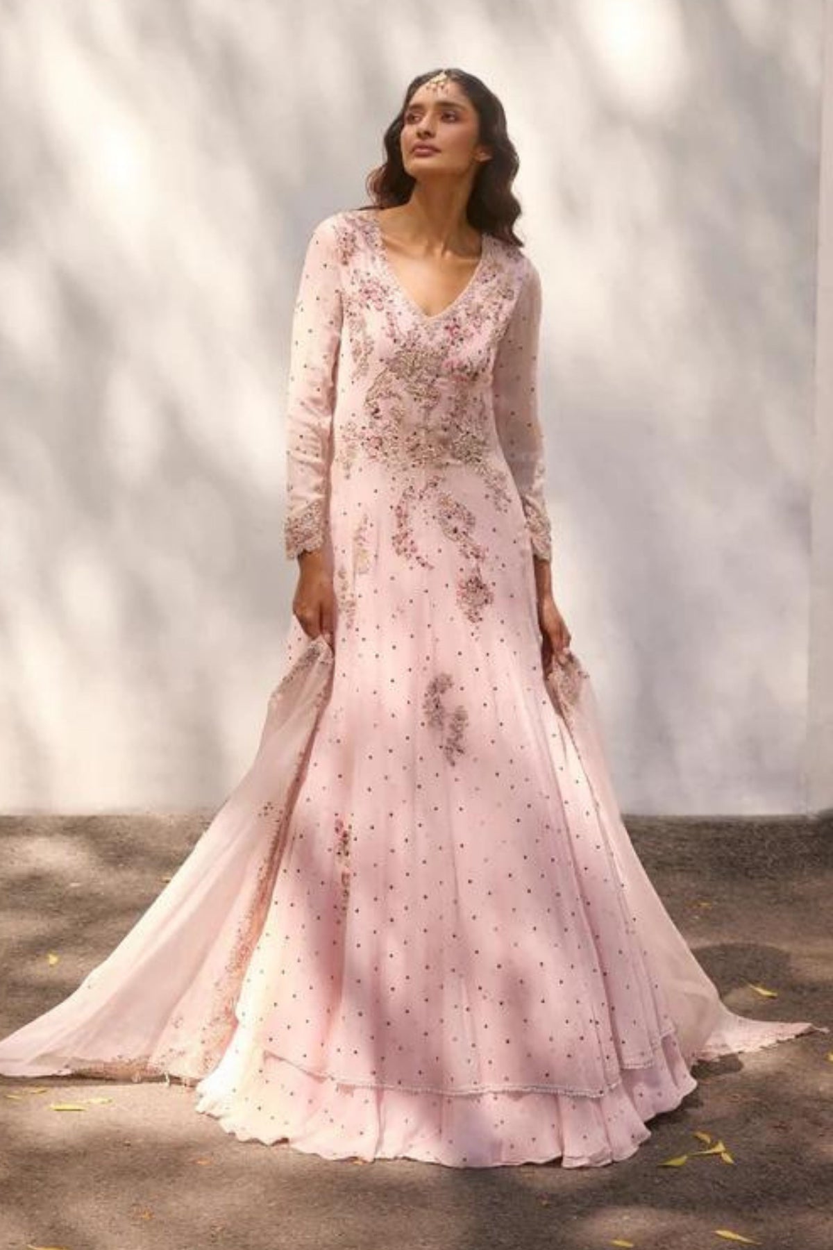 Ekra Silk Chiffon Kalidar Set