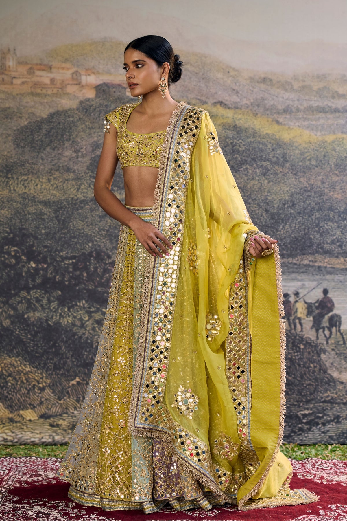 Rang Mahal Mirror Lehenga Set