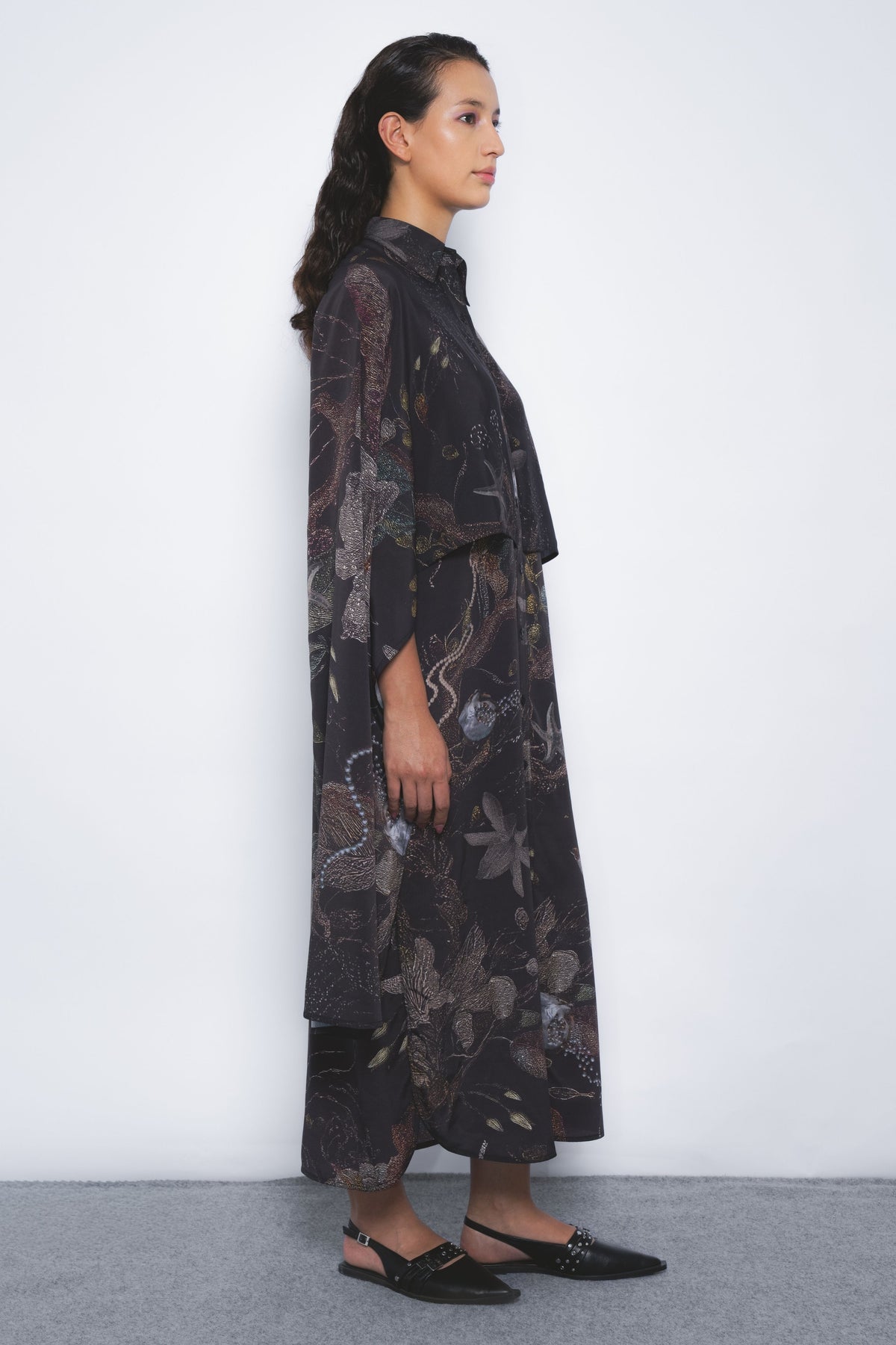 Manto Shirt Dress in Silva Print