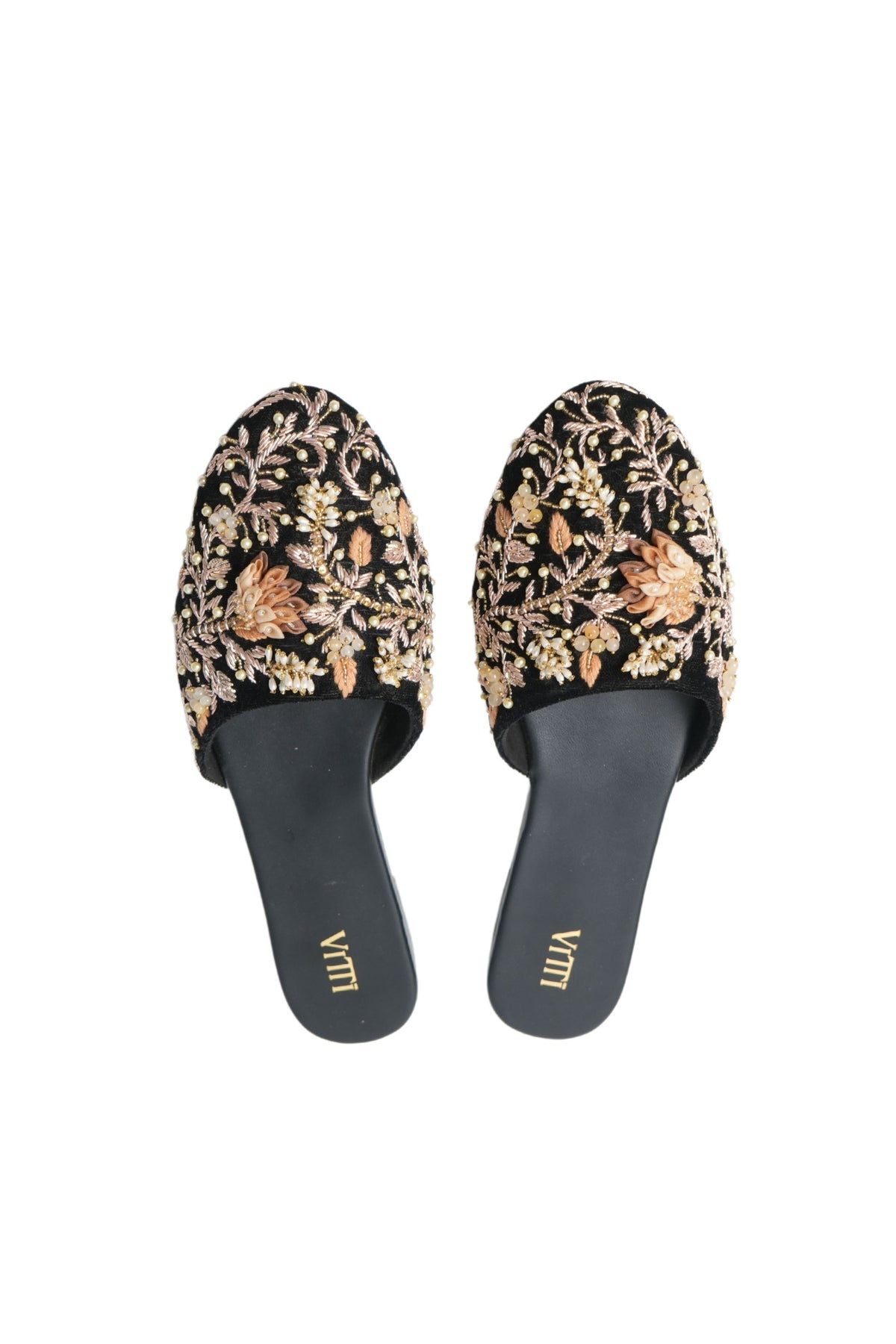 Botanical Bliss Black Mule