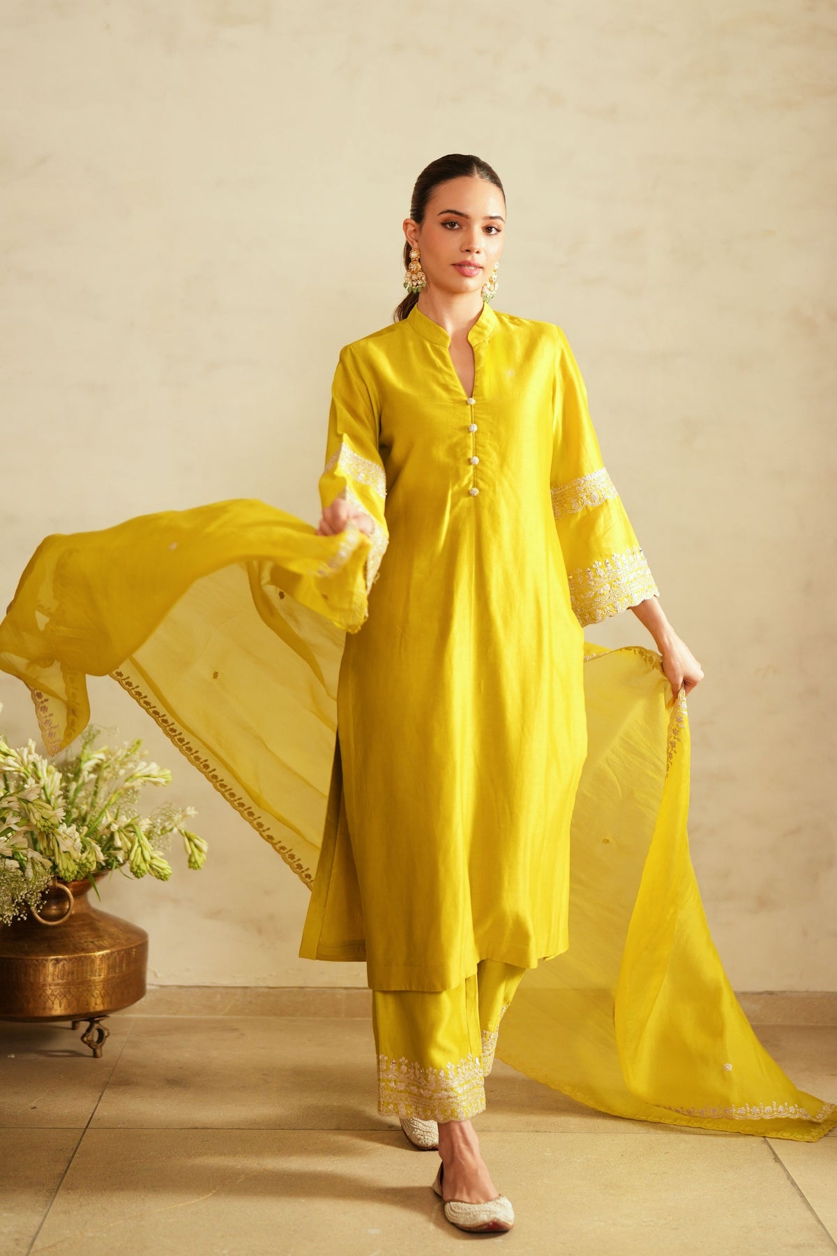 Rituals Lime Green Kurta Set