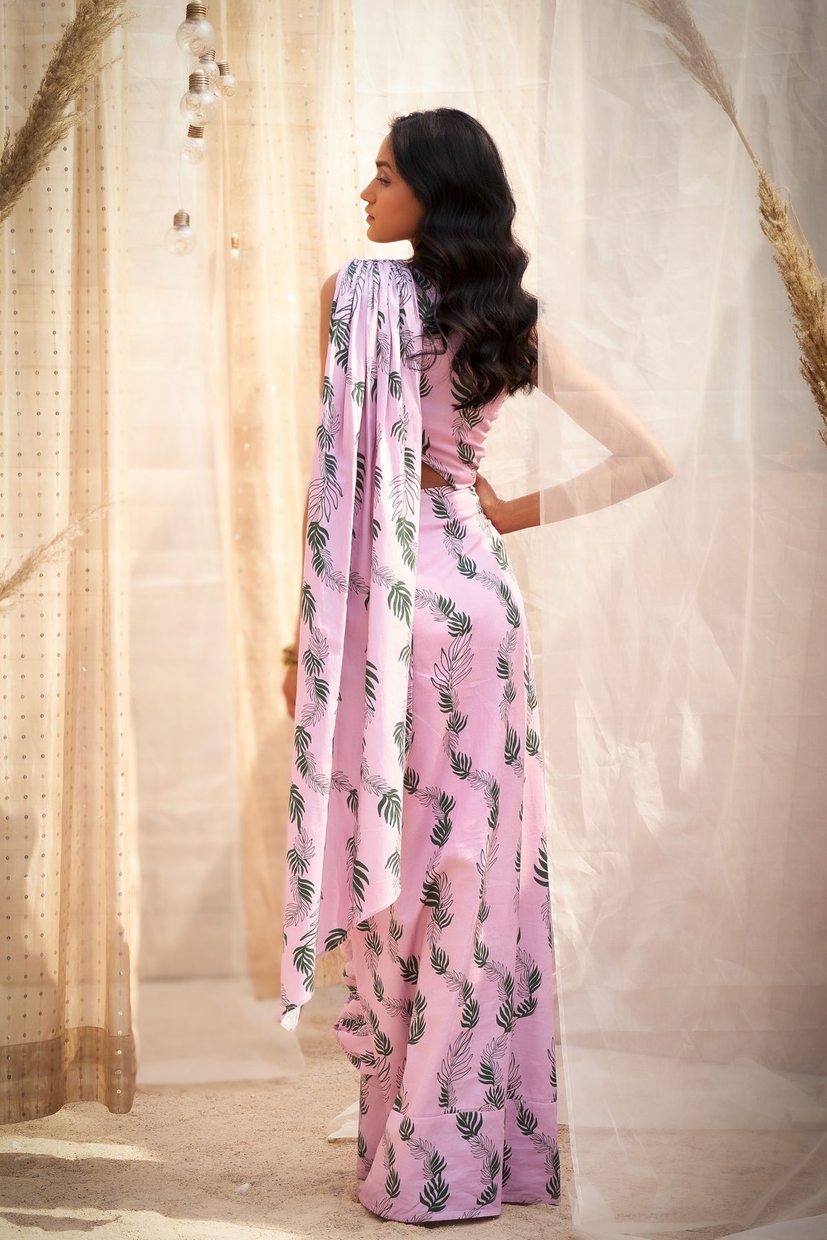 Reveria Draped Saree Dress
