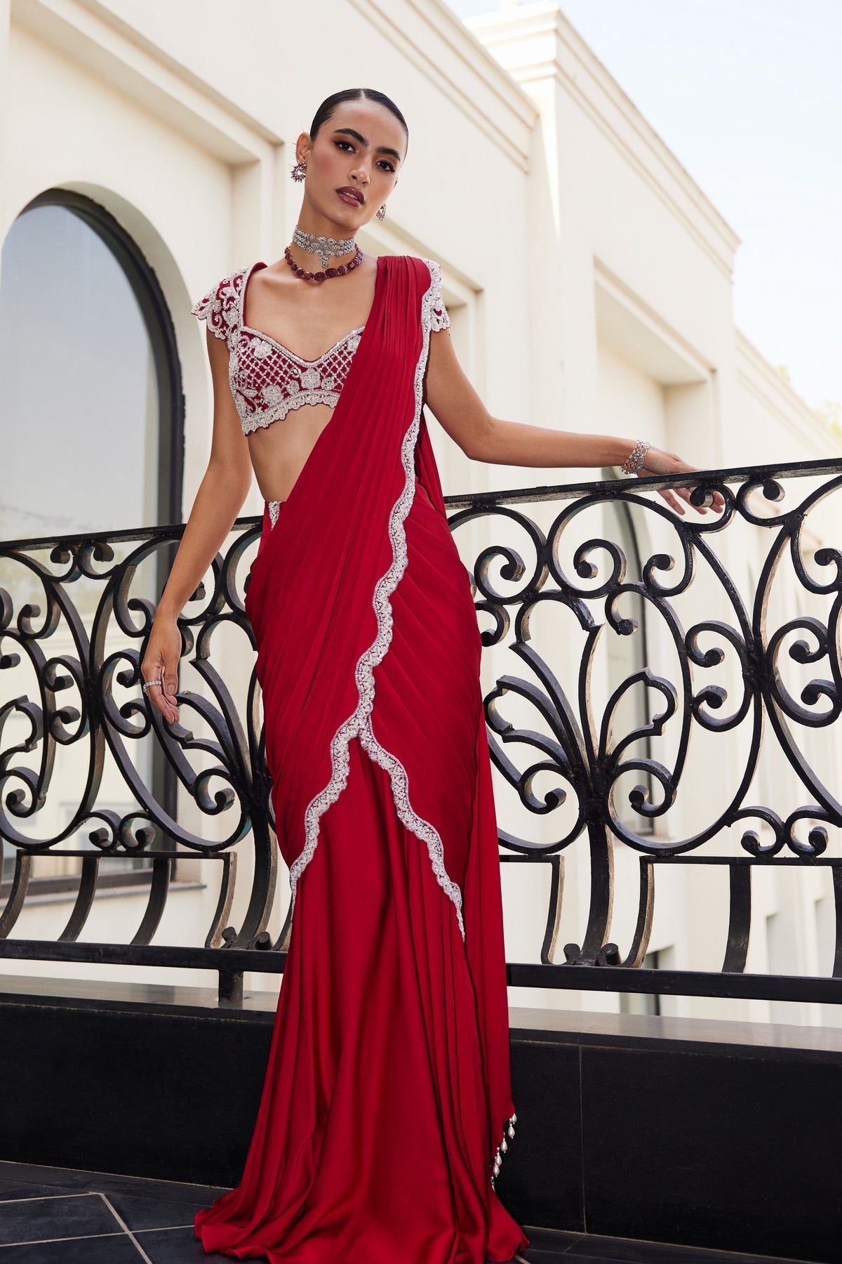 Amaris Drape Saree Set