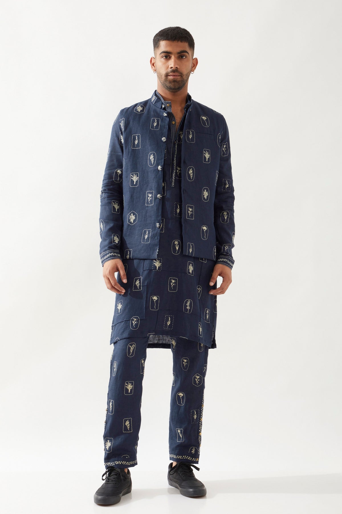 Madox Stamp Navy Bandi Set