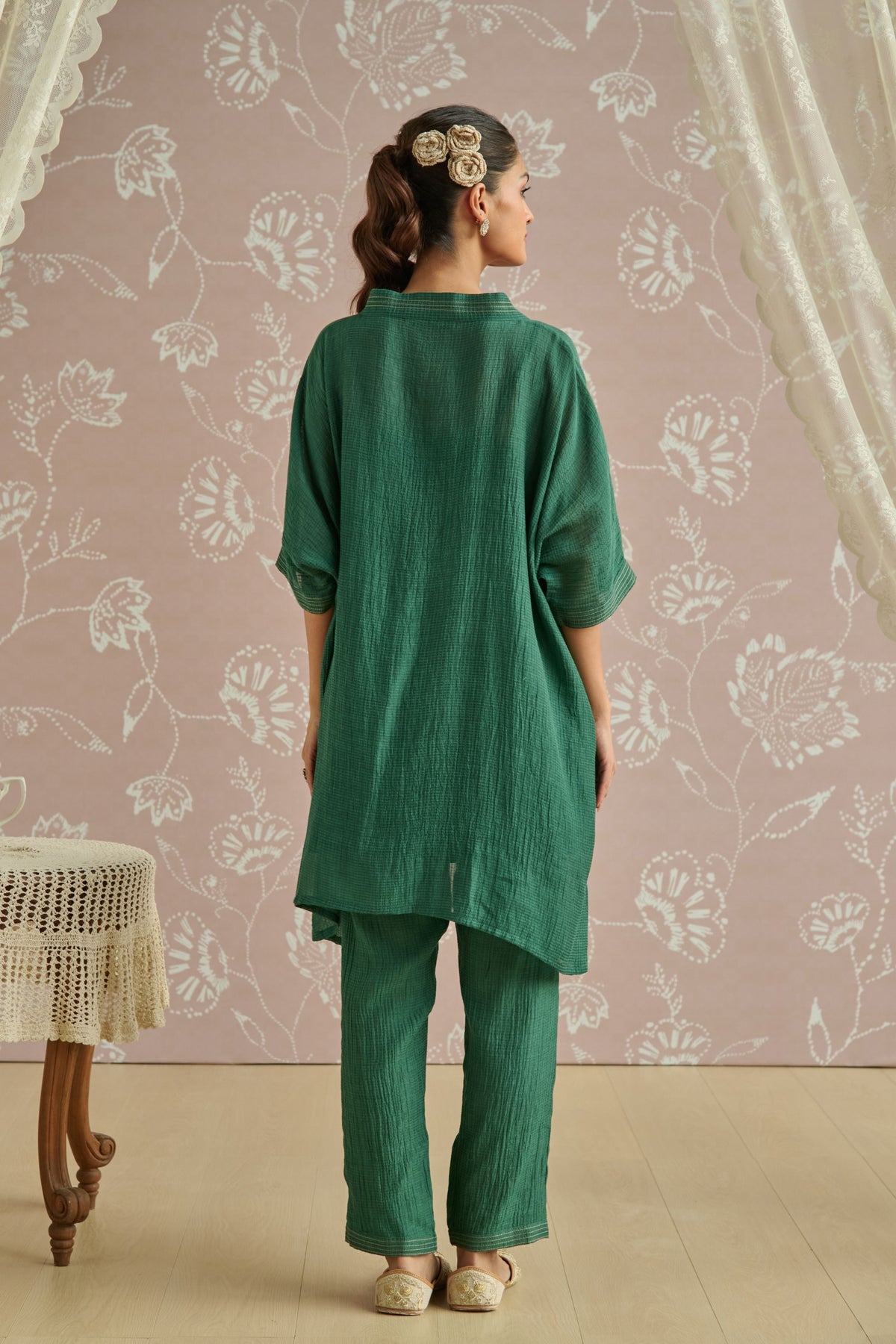 Teal Aya Co-ord Set