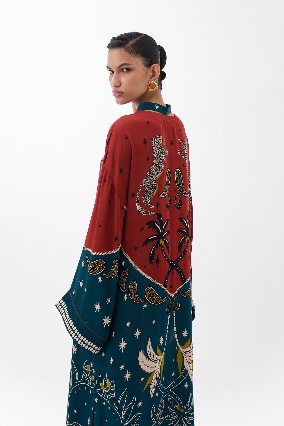 Adah Nocturnal Jungle Kaftan