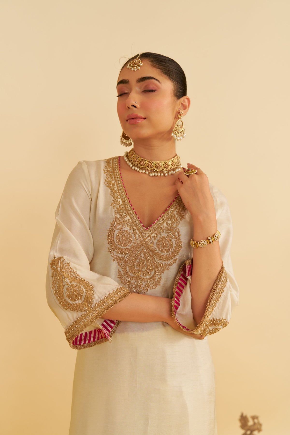 Haayat Ivory Salwar Set