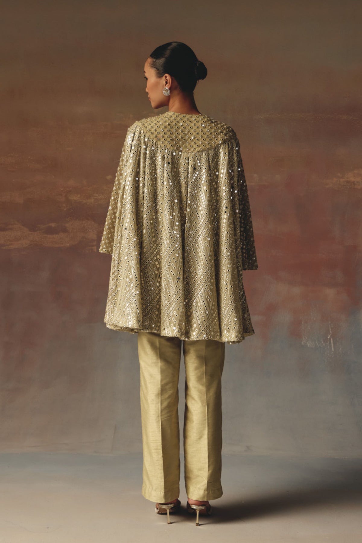 A-line Box Pleat Dress Jacket