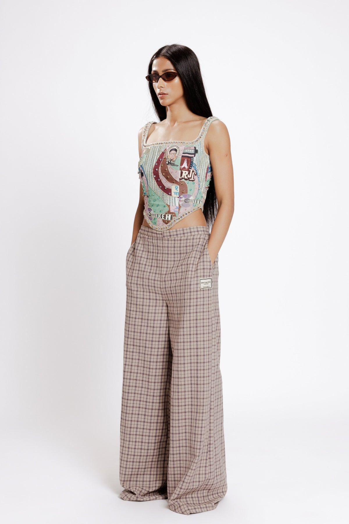 Filmy Embroidered Corset