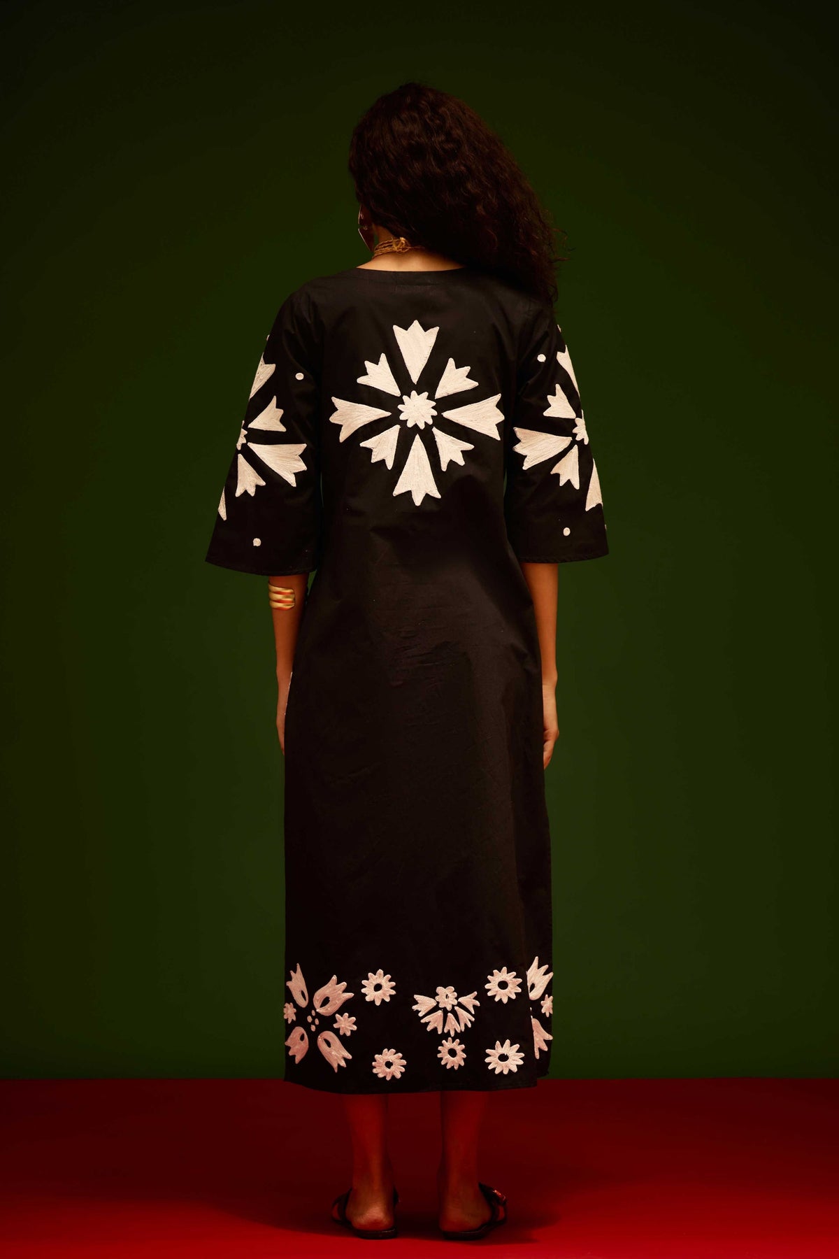 Black Sitara Maxi Dress