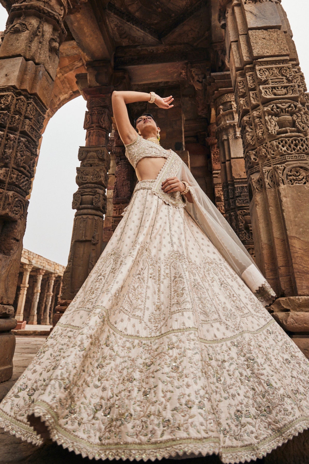 Alabaster Bridal Lehenga Set