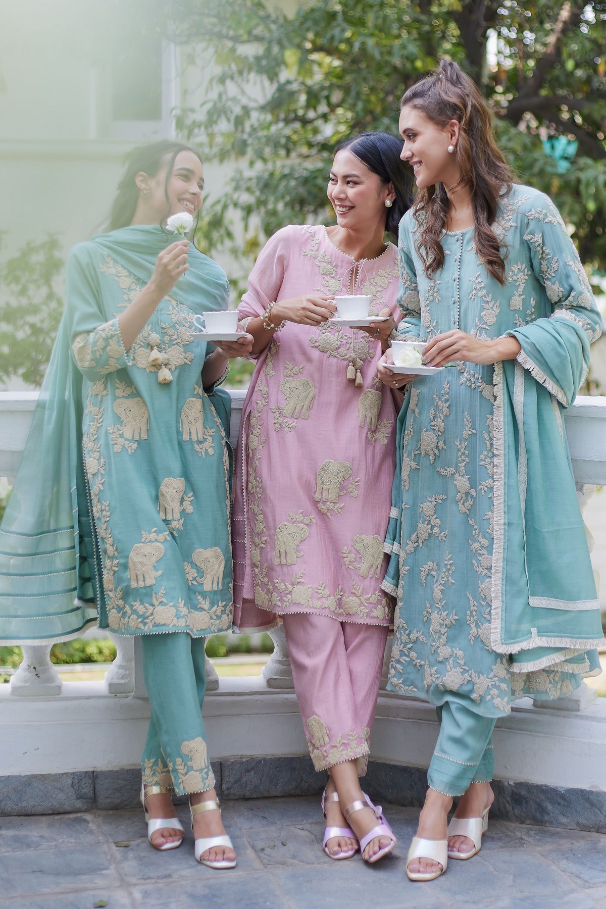 Green Muse Kurta Set