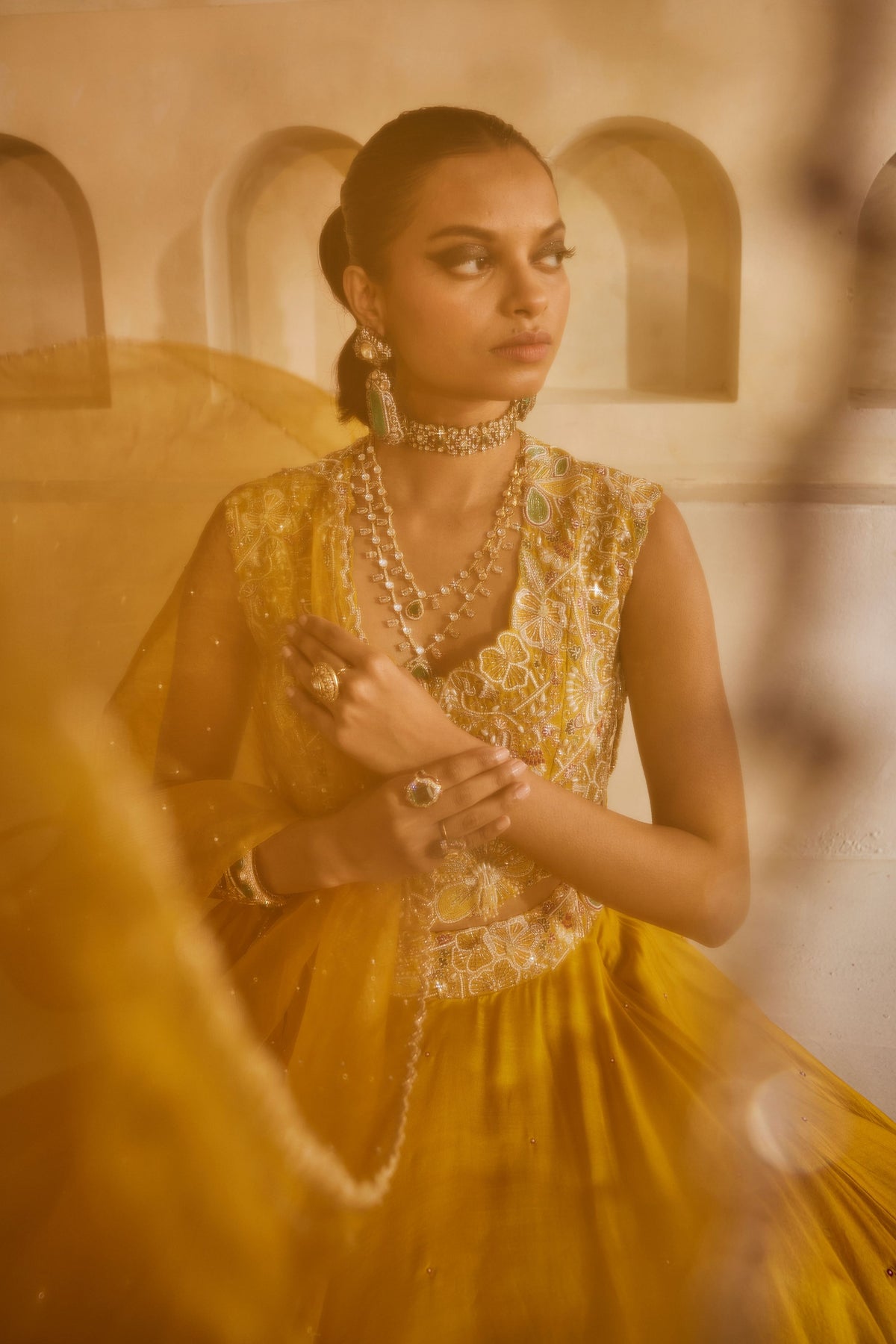Peeli Noor Lehenga Set