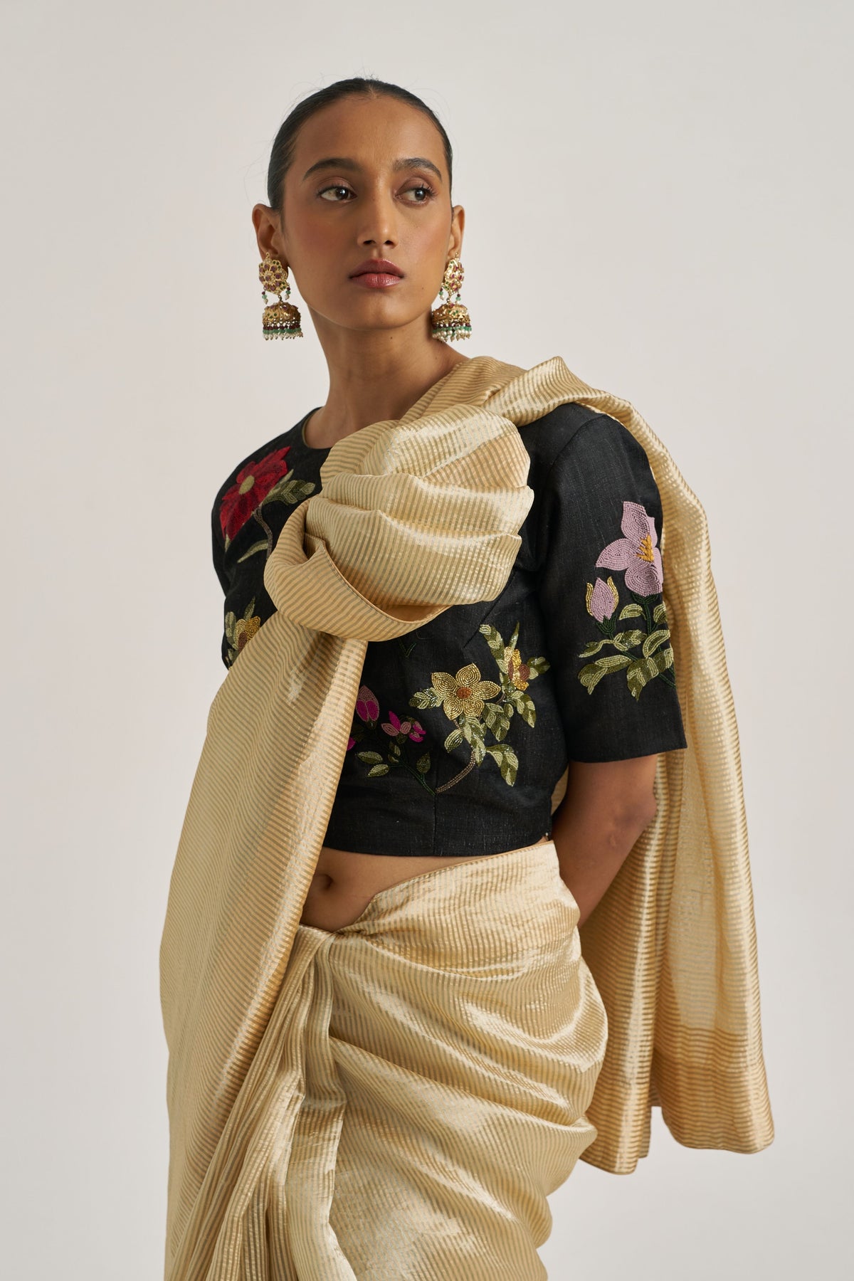 Bagaan Black Blouse