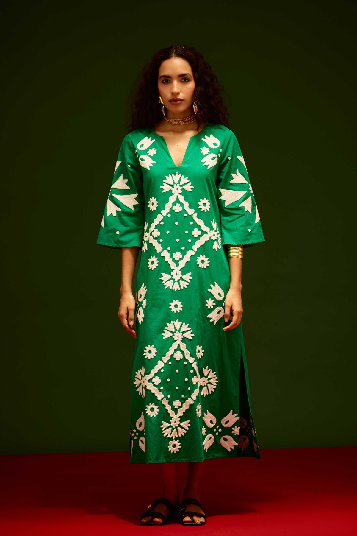 Avocado Green Maxi