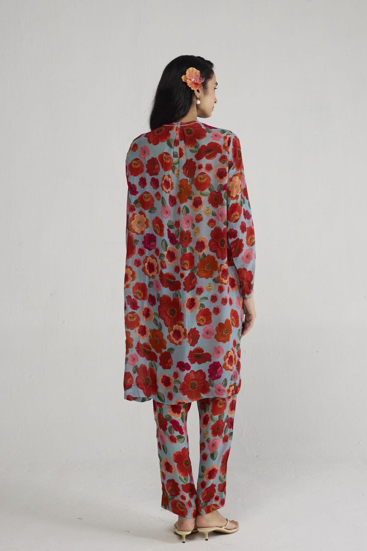 Haruka Crepe Tunic Set
