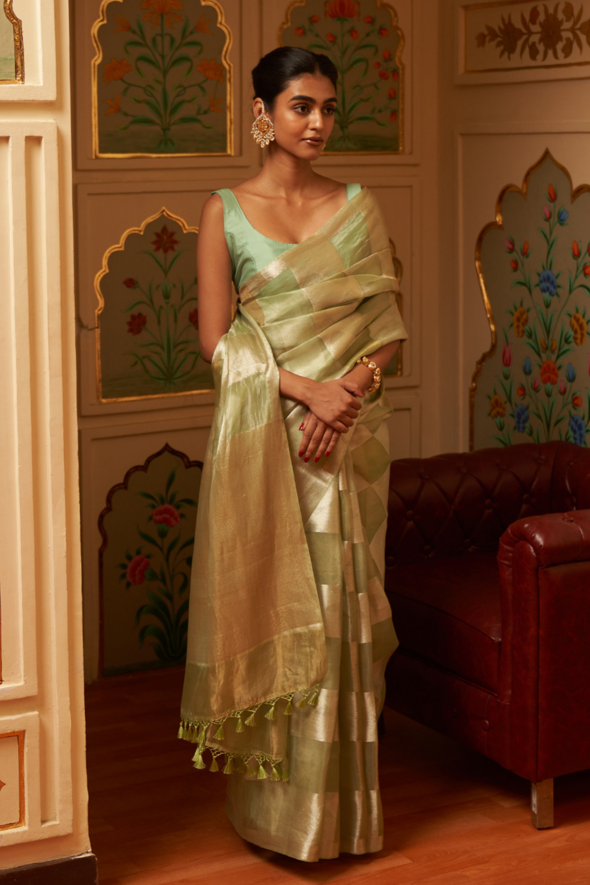Kalyani Green Saree