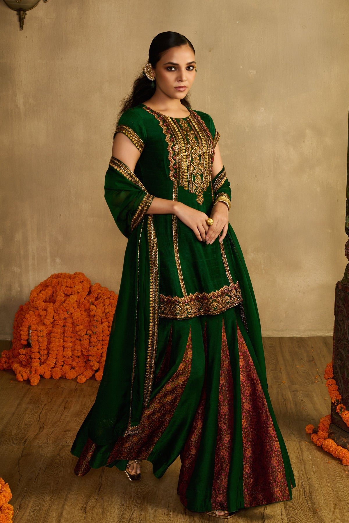 Paan Patola Sharara Set
