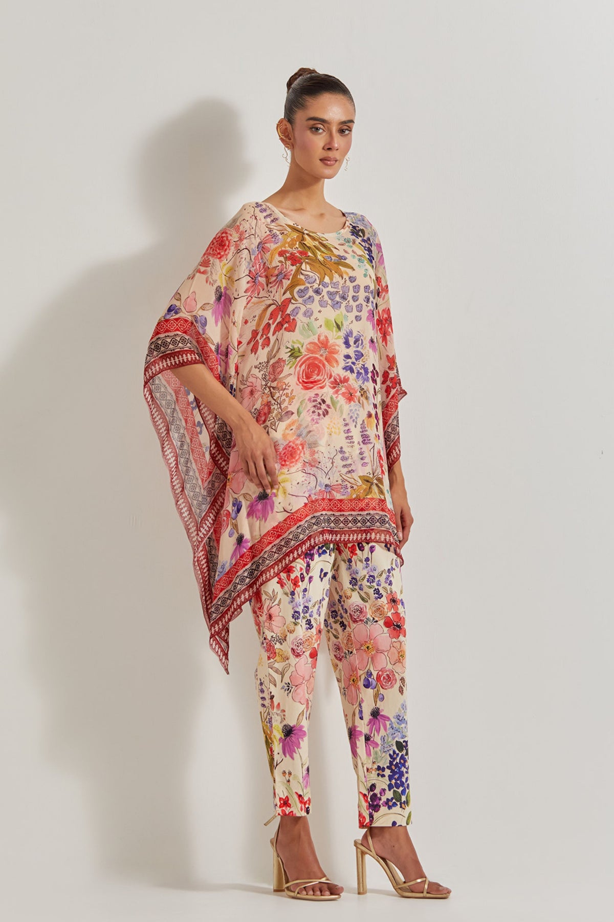 Asymmetrical Top With Pants
