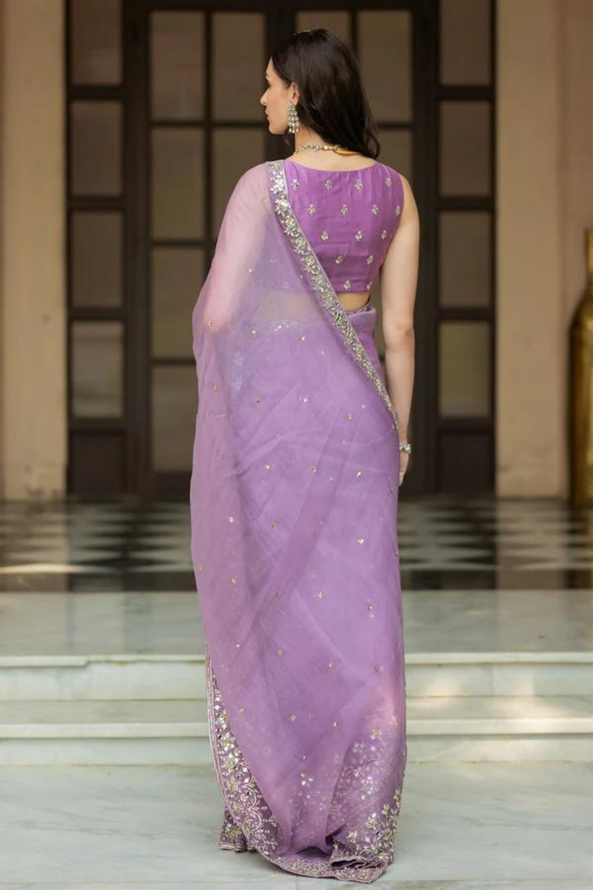 Lavinder Saree Set