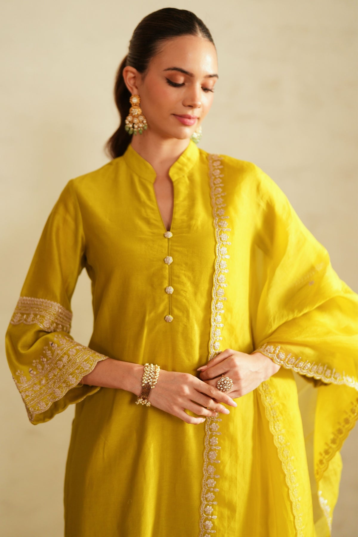 Rituals Lime Green Kurta Set