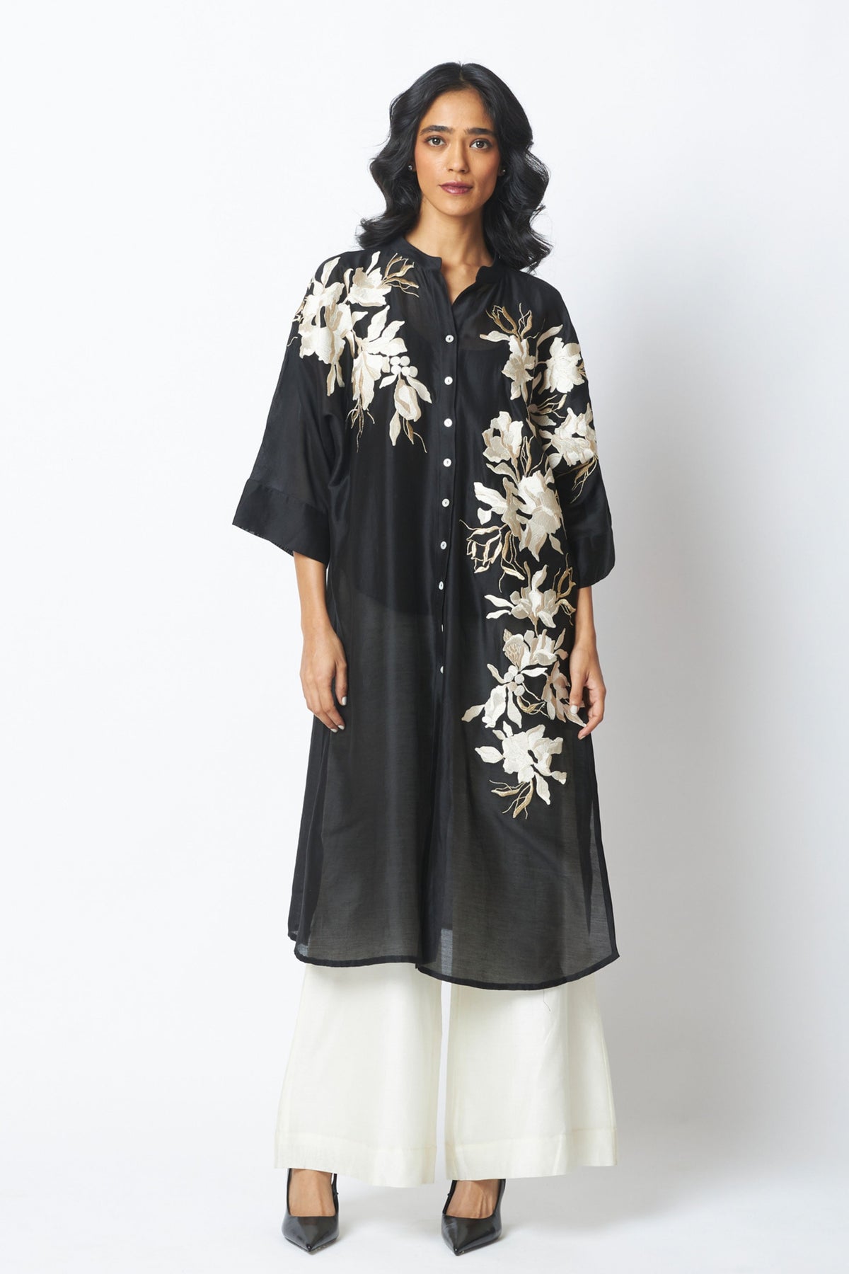 Black Easy Tunic Set