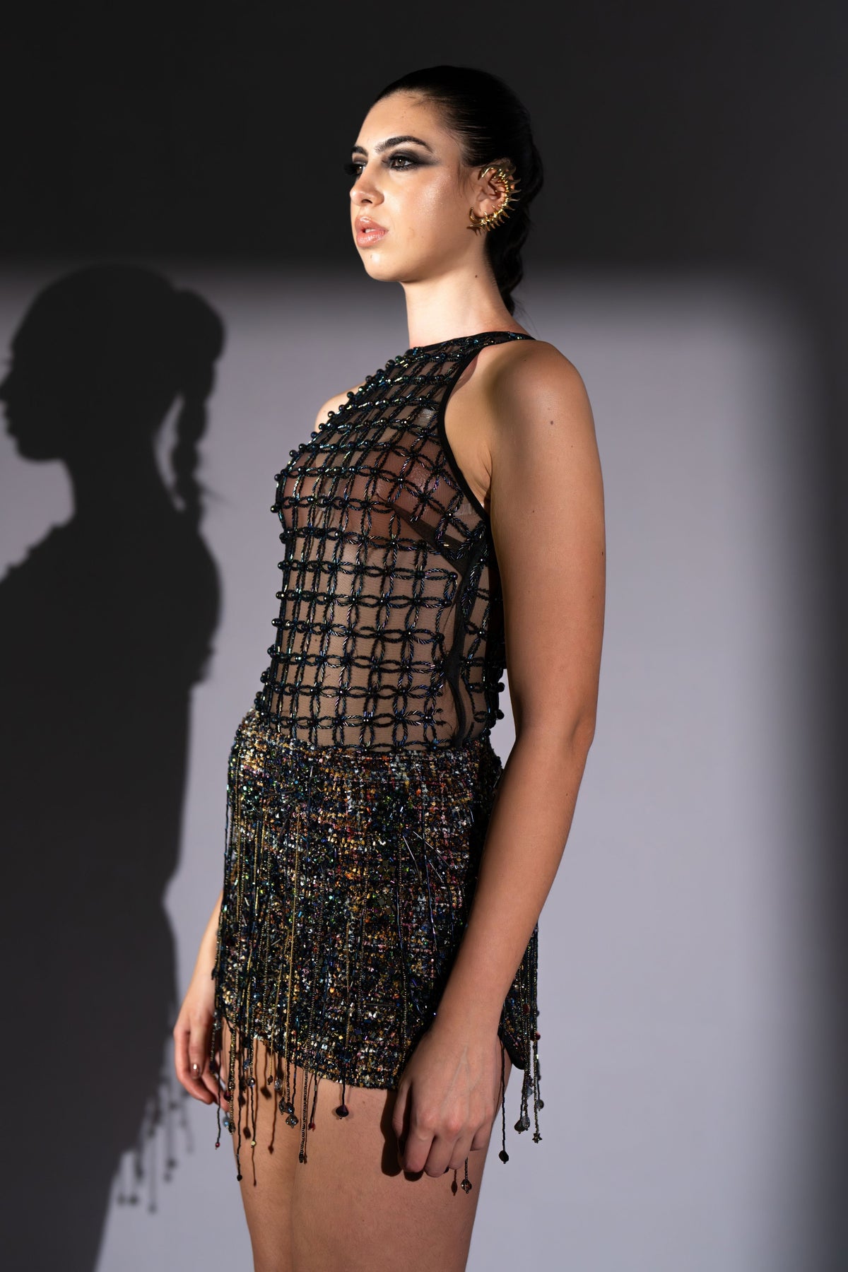 Holographic Web Bodysuit