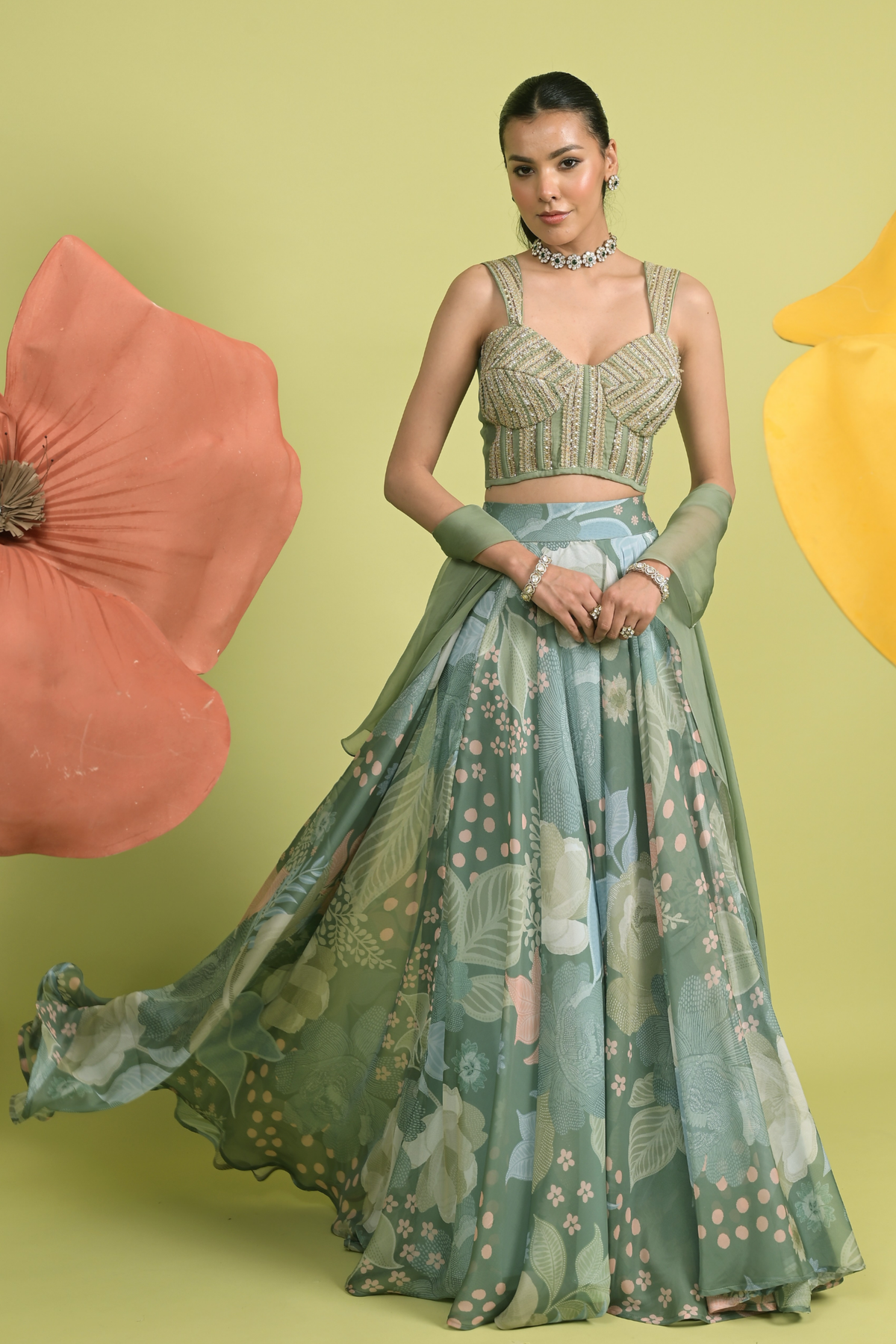 Serene Majesty Lehenga Set