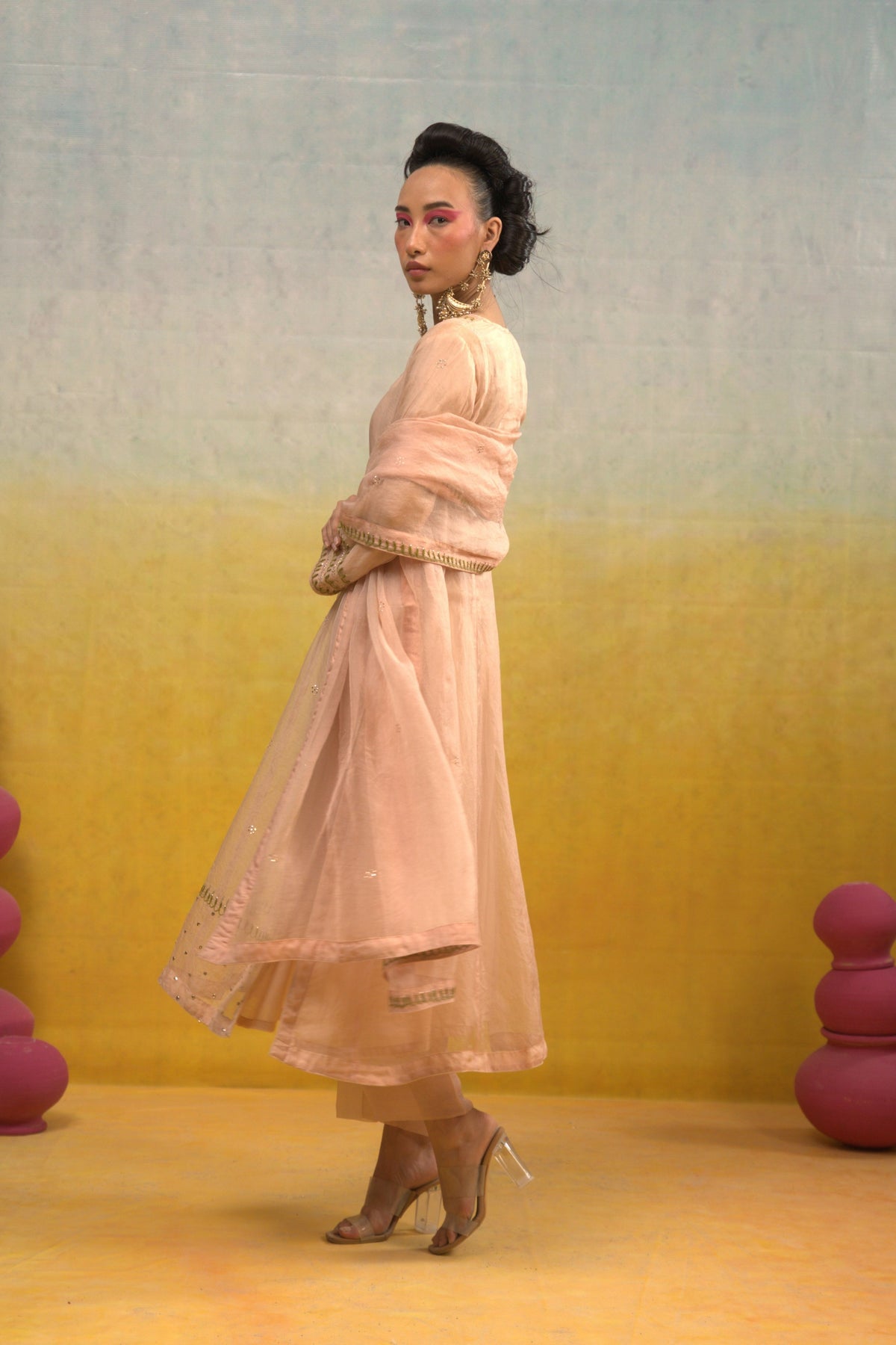 Nude Pink Kalidar Set