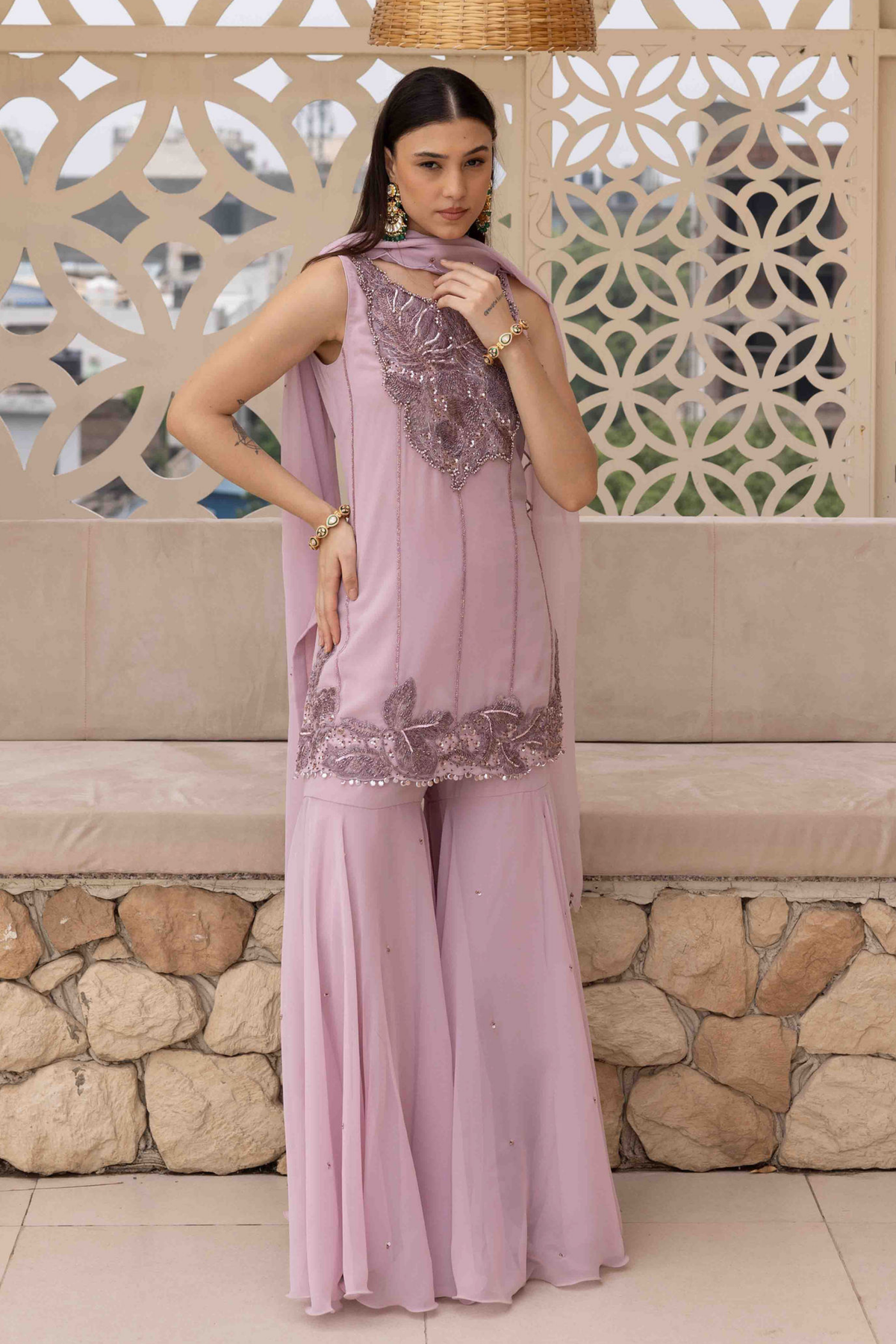 Shama Sharara Set