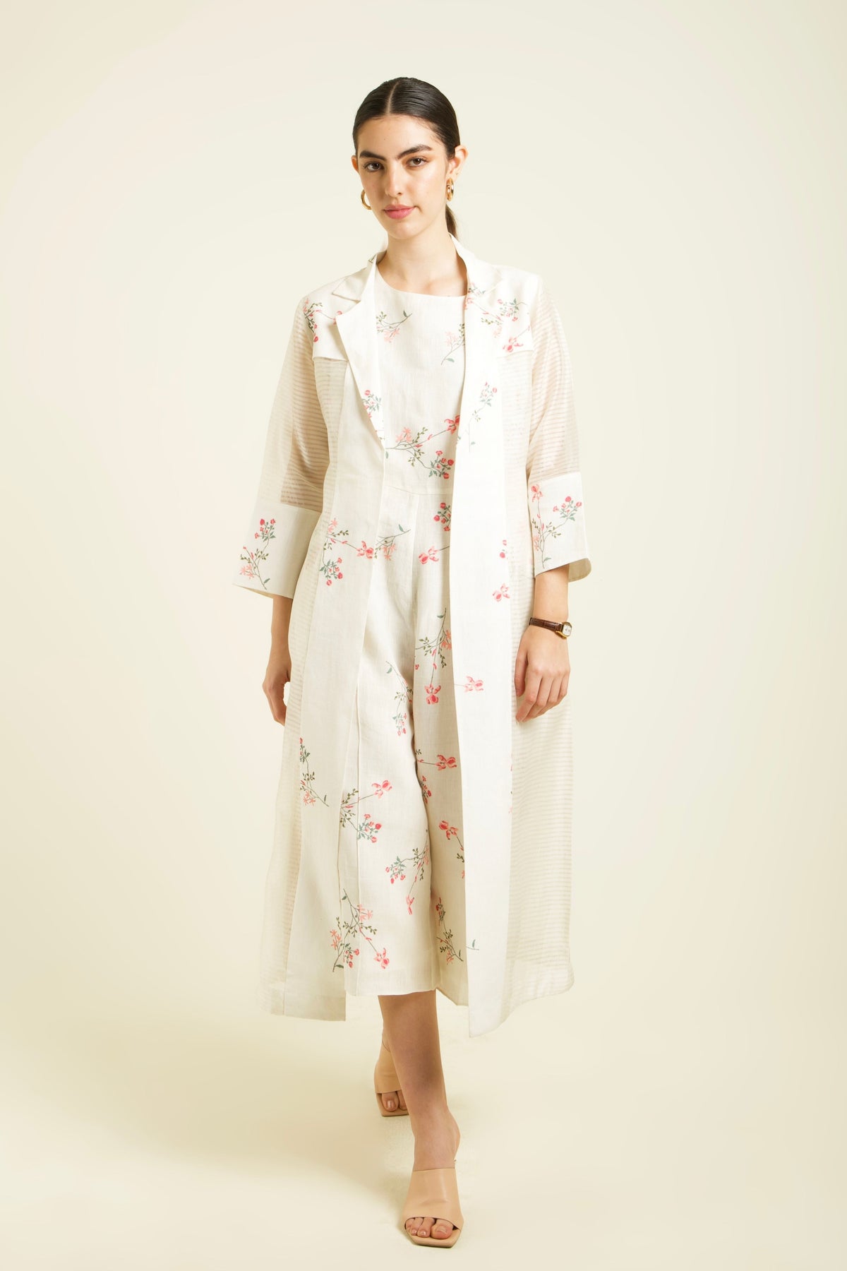 Ivory Jacket Set