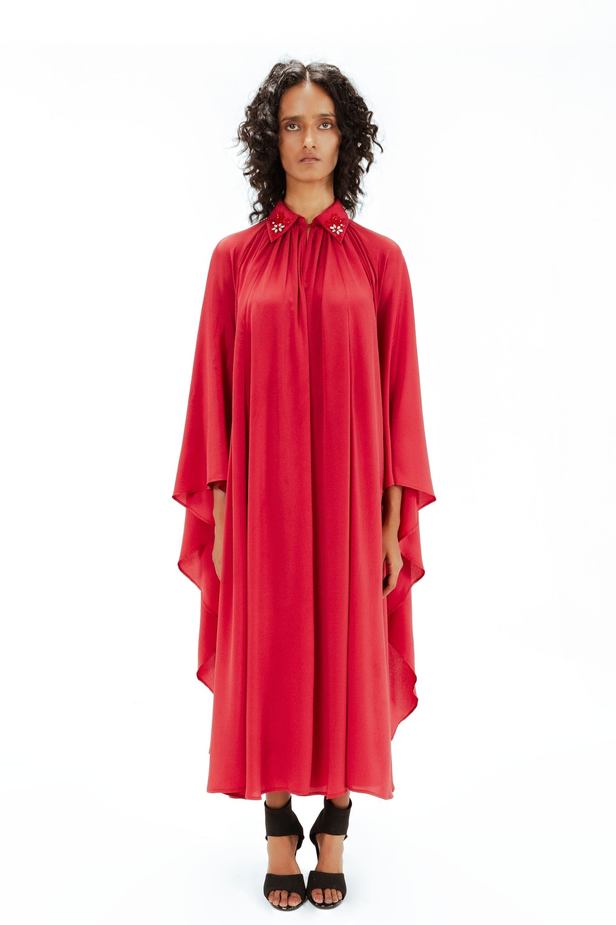Alara Embellished Crepe Dress