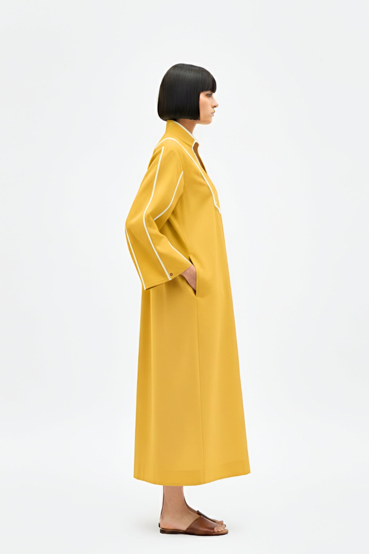 Yellow Mango Stripe Dress
