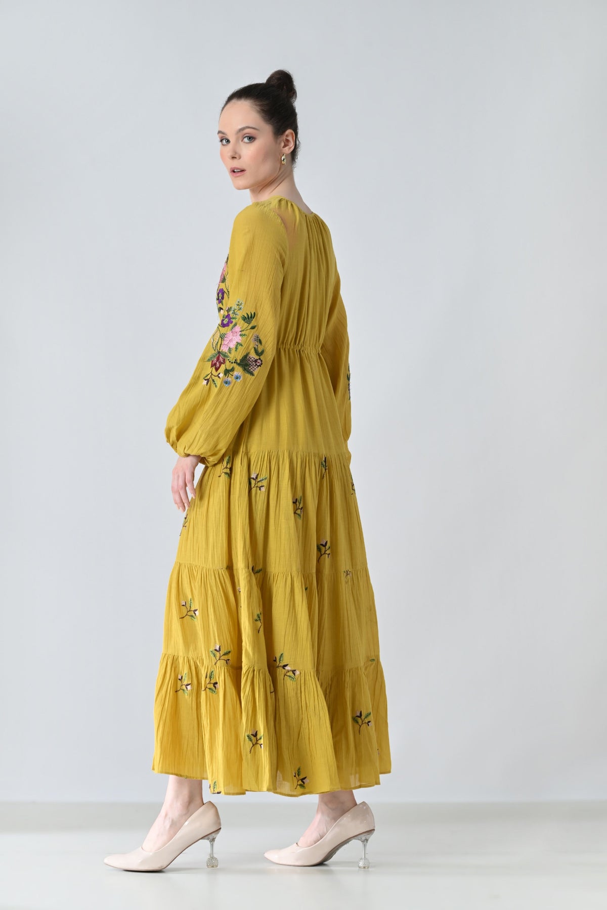 Sunflower Yellow Midi Dress