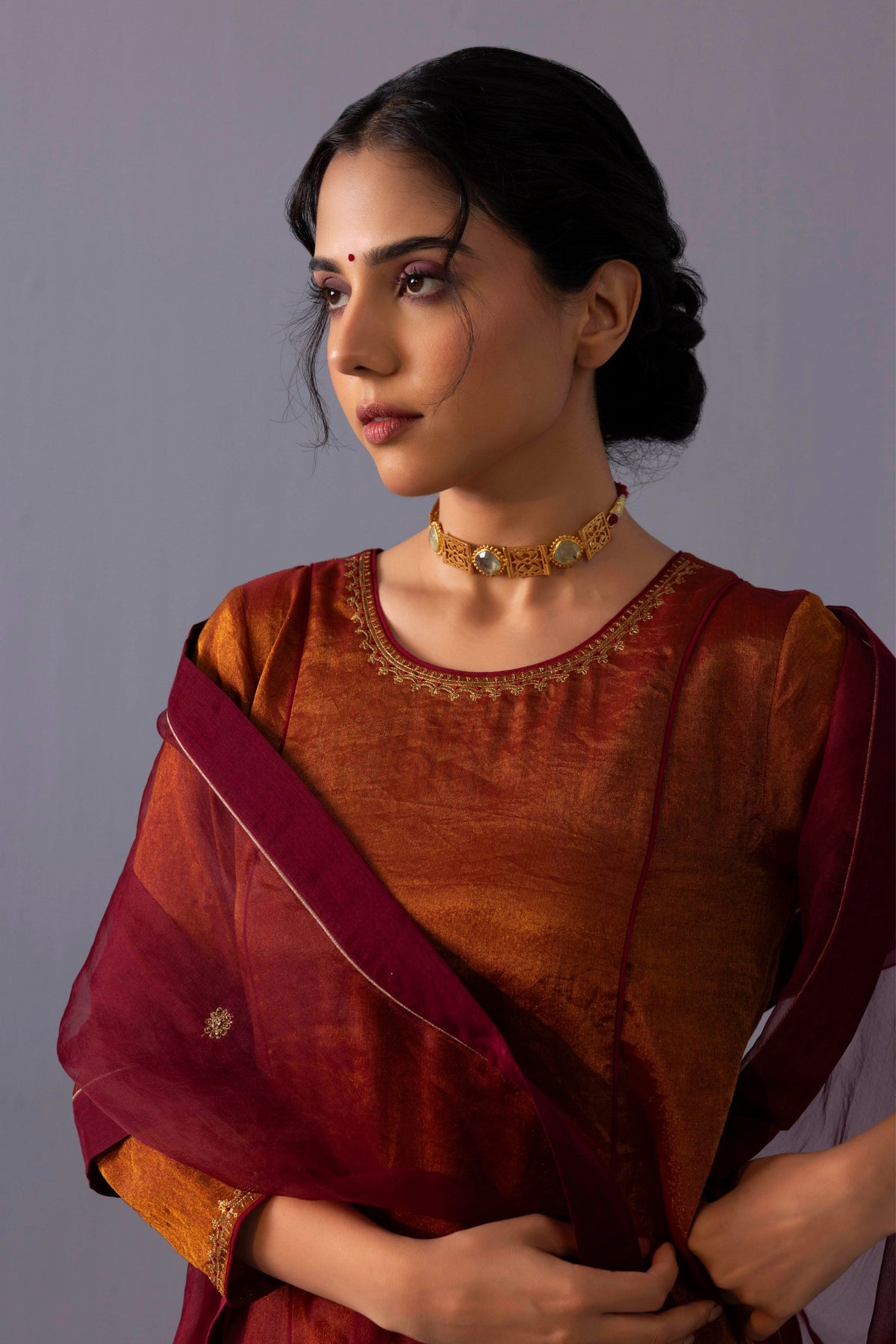 Himani Red Kurta Set