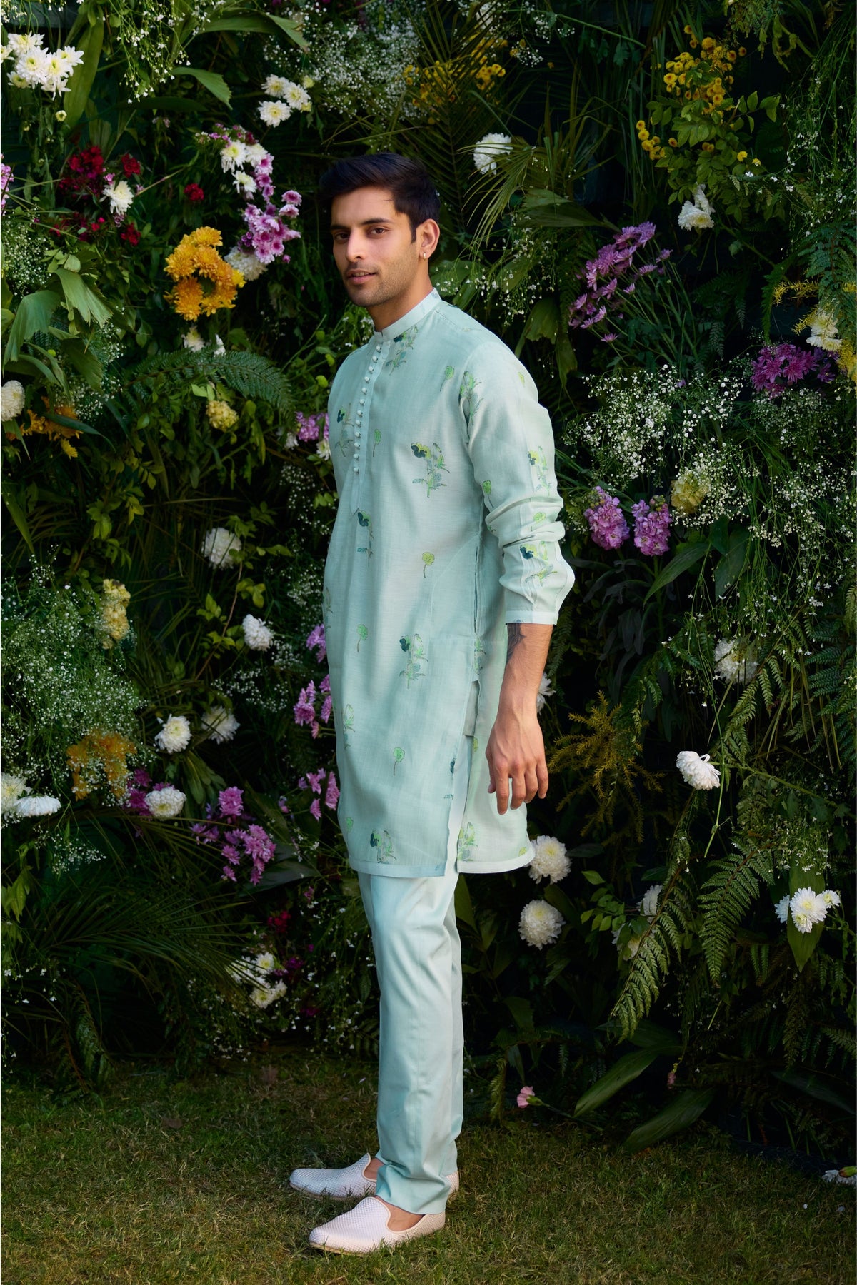 Aqua Blue Kurta Set