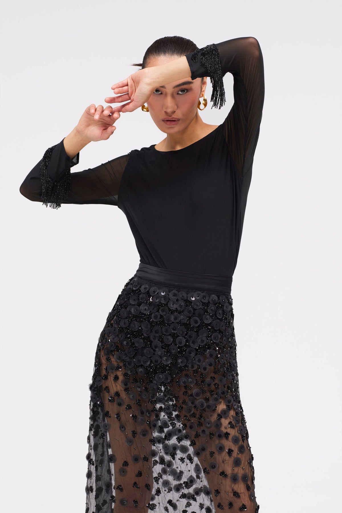 Isavelle Black Skirt