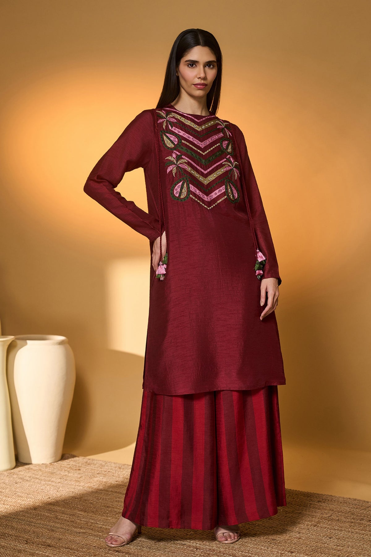 Pear of Tropics Sharara Set