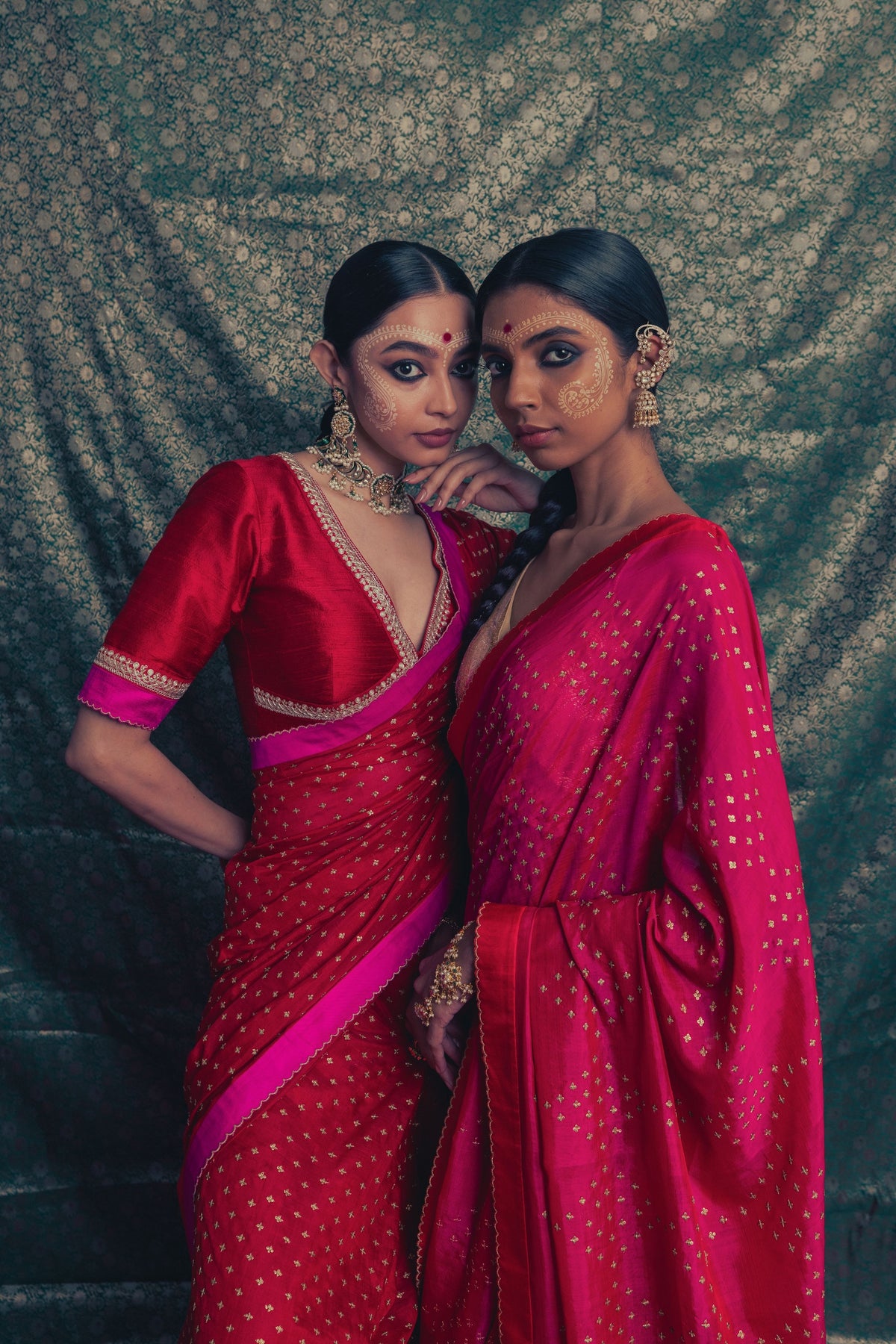 Laal Sitara Saree Set