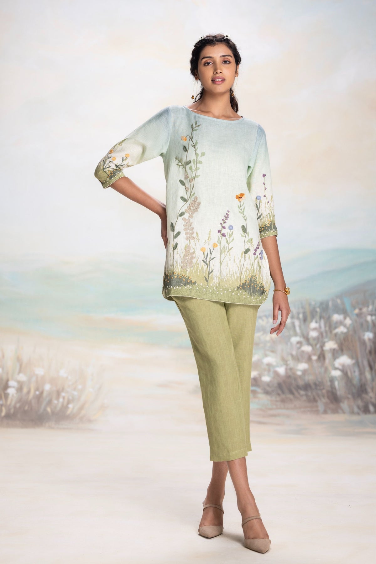 Landscape Mona Blue Co-ord Set