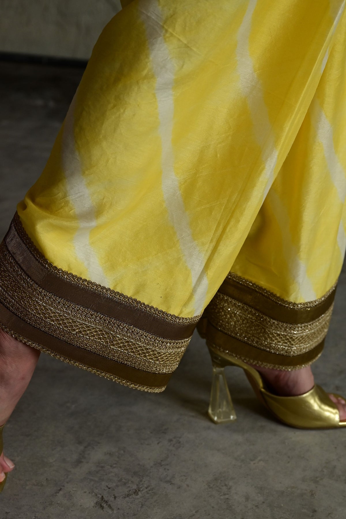 Mustard Yellow Padma Choga Set