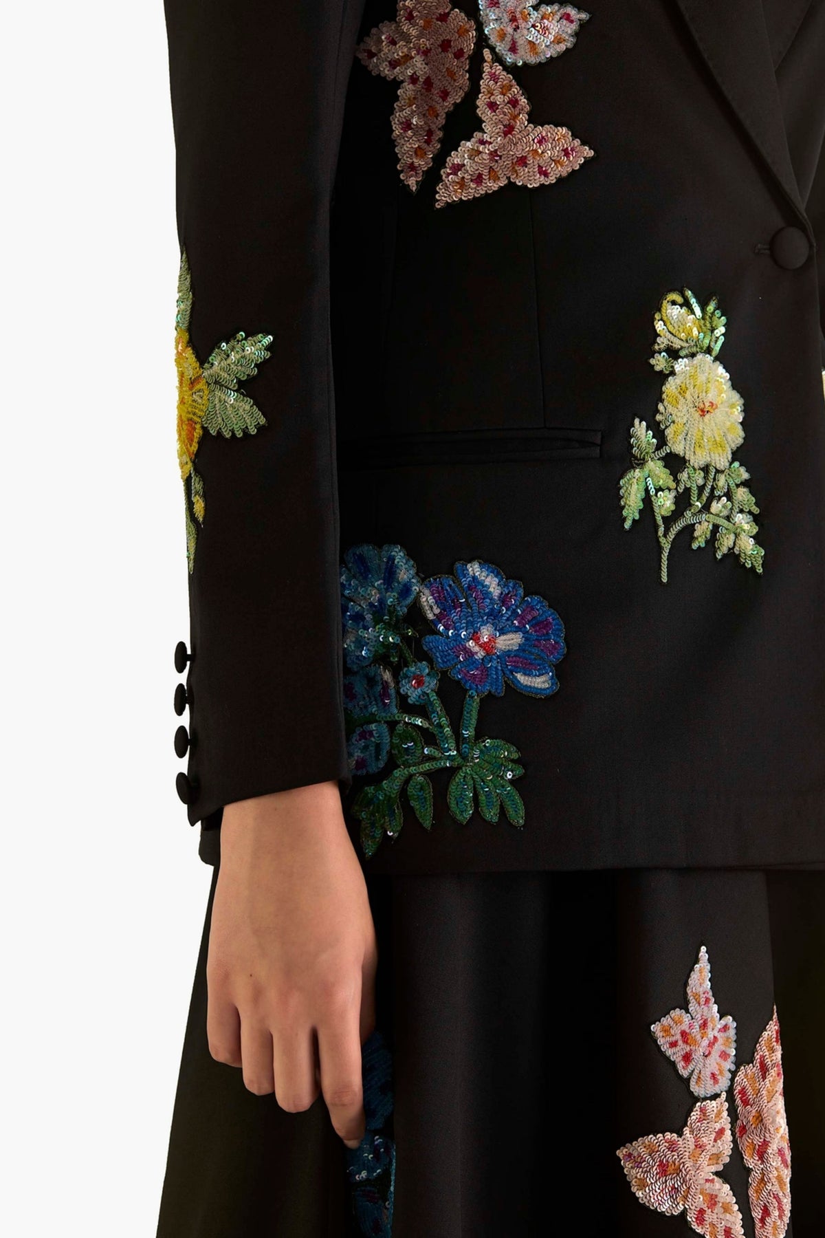 Botanical Embroidered Jacket