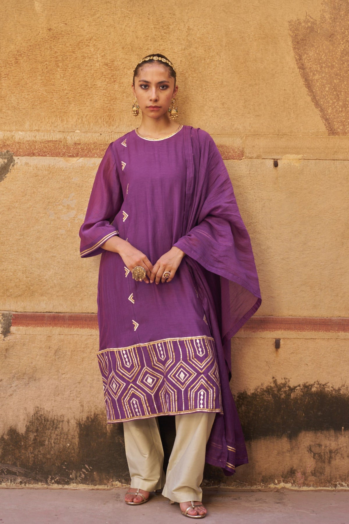 Jamuni Gota Kurta Set