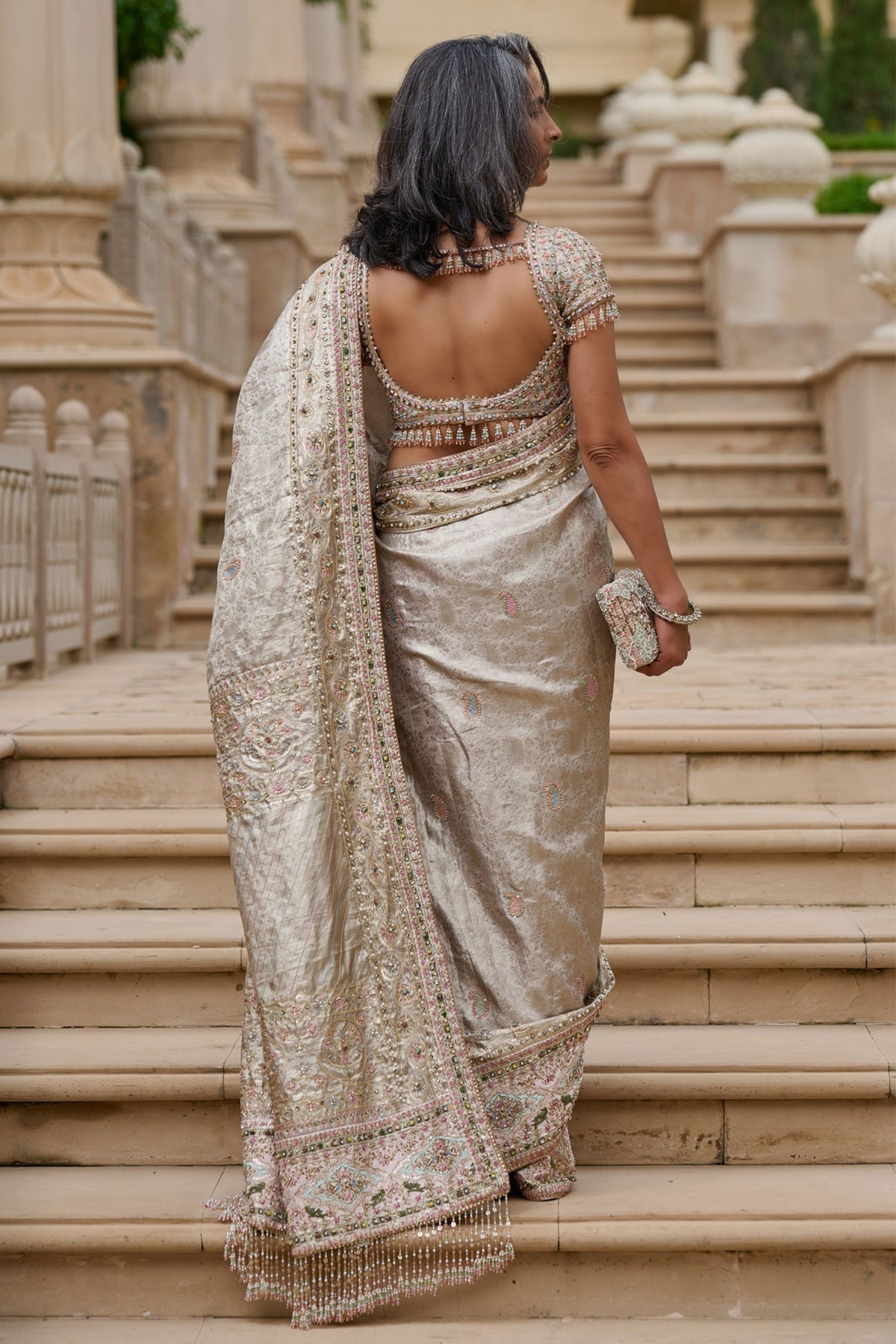 Embellished Kanjivaram Saree