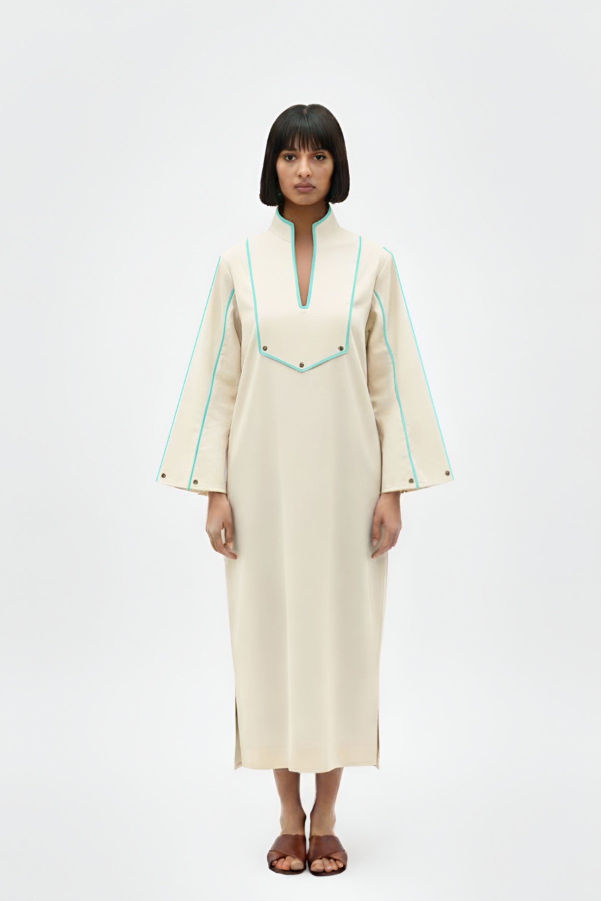 Ivory Tiffany Stripe Dress