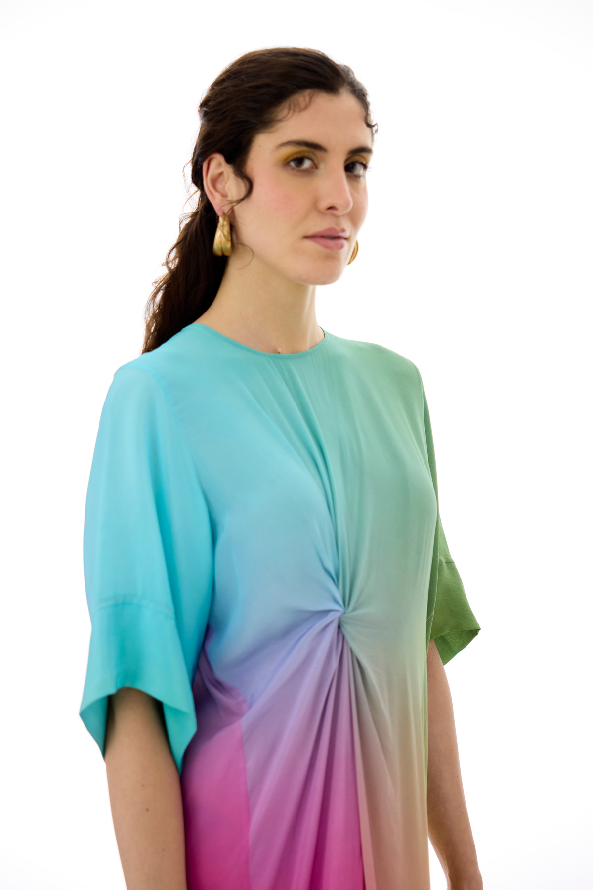 Merlot Draped Dress